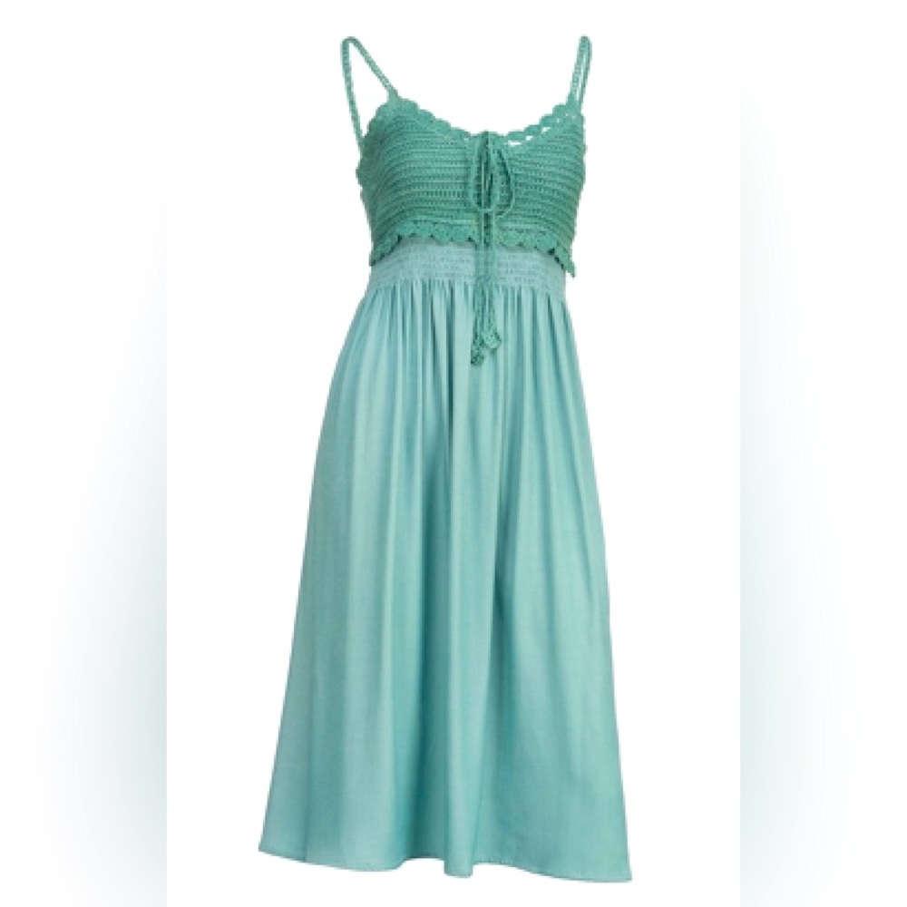 NWT Elsie & Zoey sleeveless turquoise dress